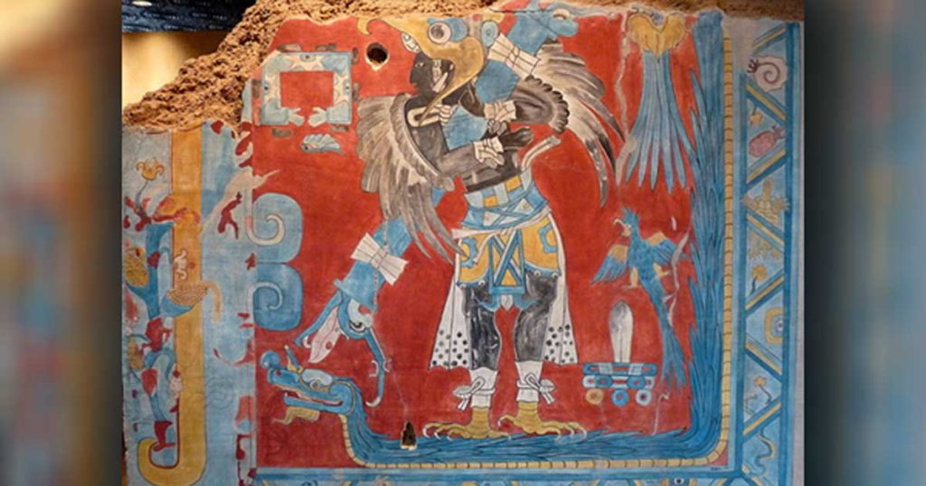 murals at Cacaxtla