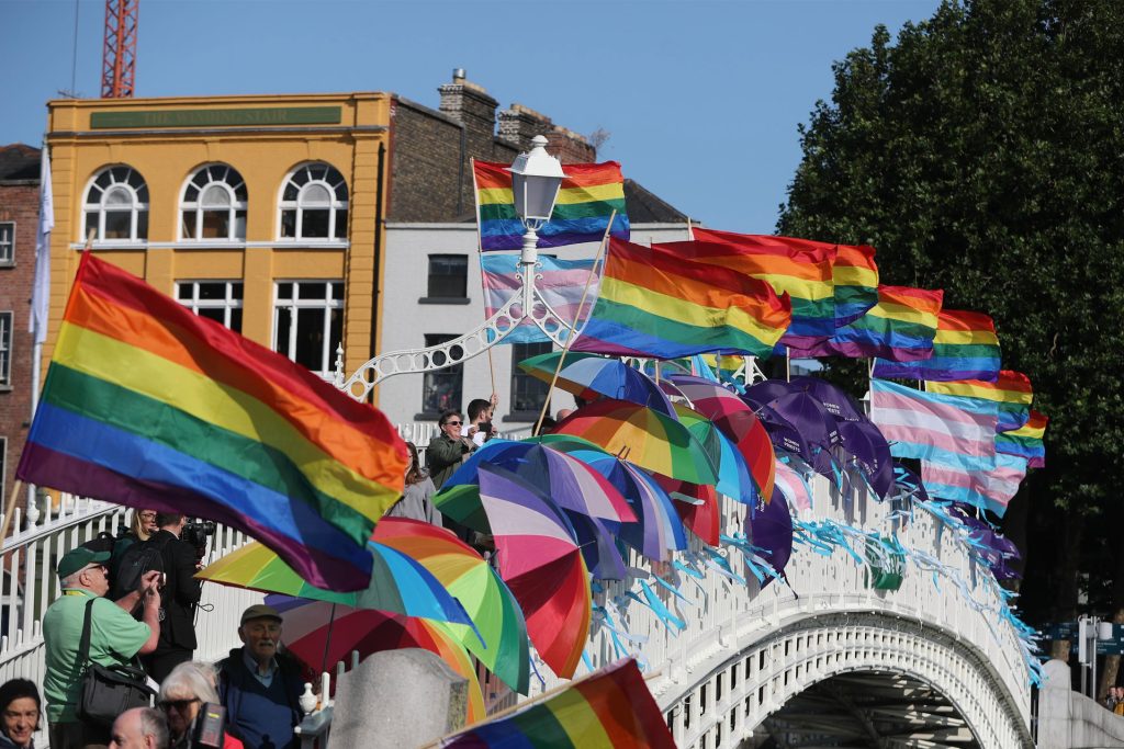 Rainbow Flags in Dubin Pride