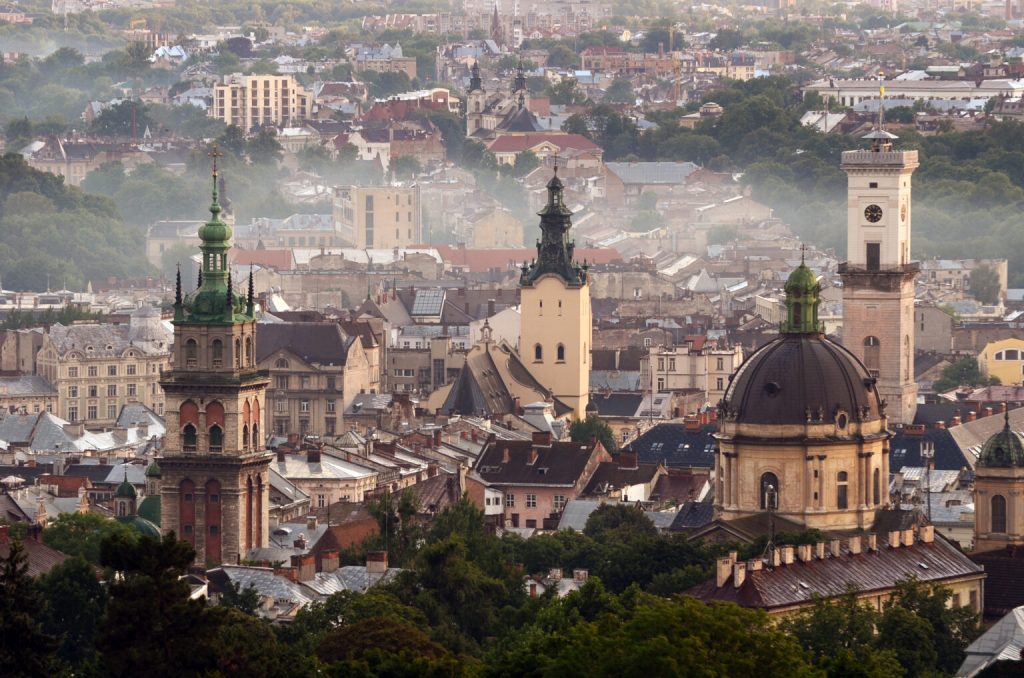 Panoramic View of Lviv