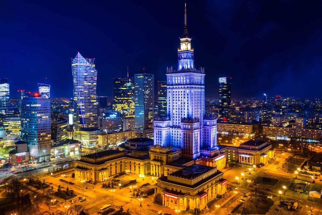 Warsaw at Night
