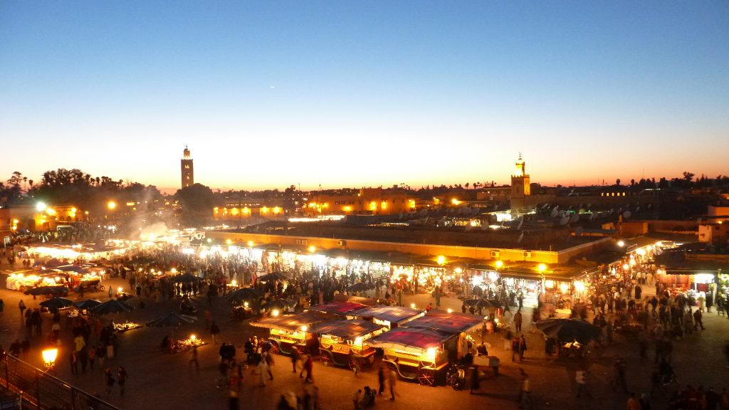 Souk in Marrakesh