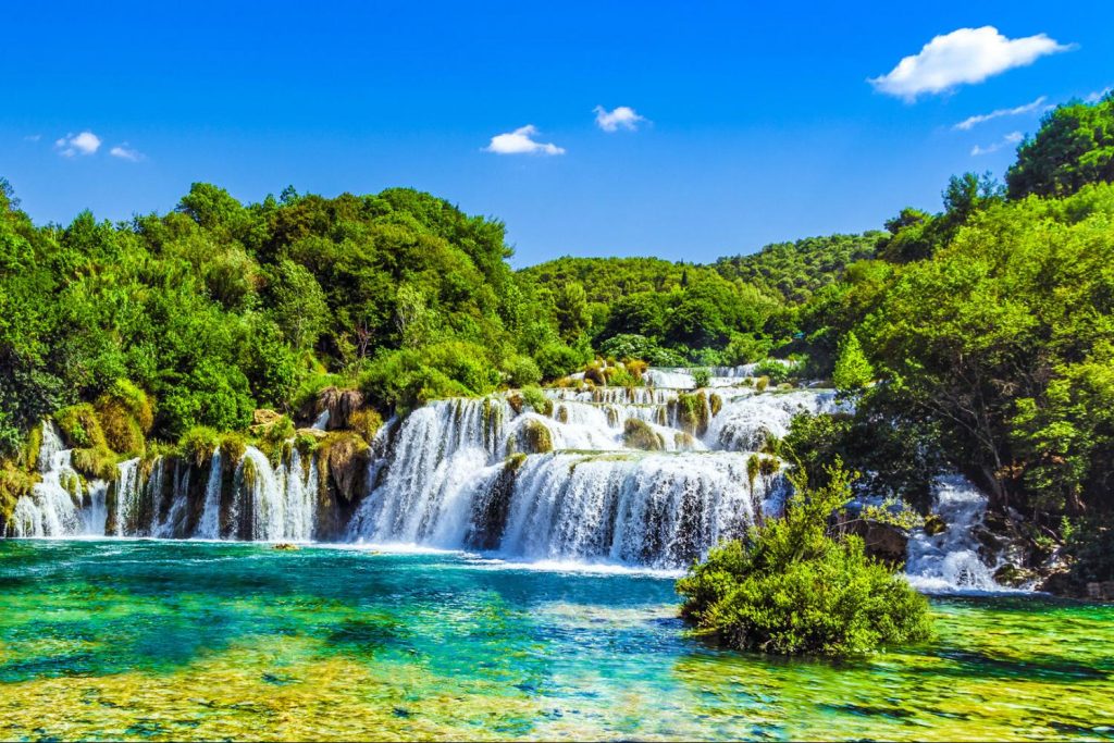 Krka National Park Waterfall